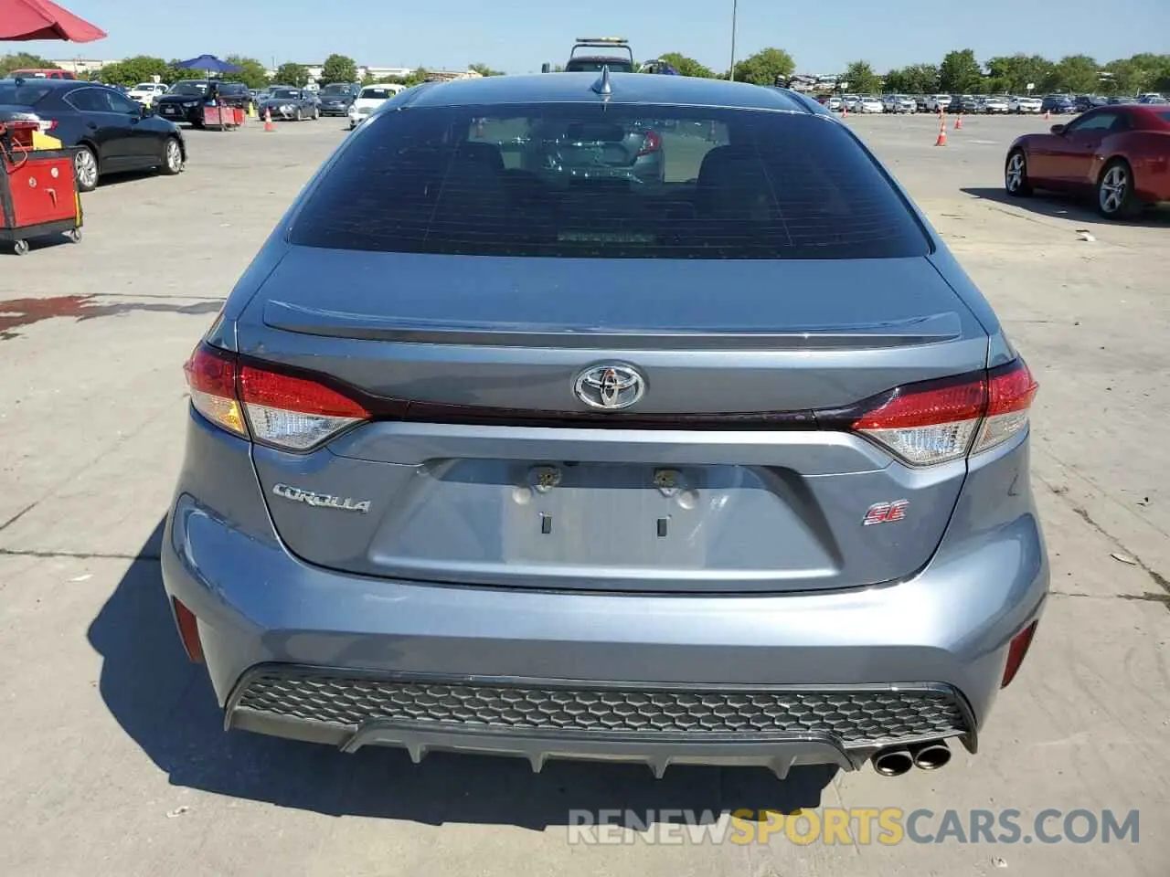 6 fotografías del automóvil dañado JTDS4MCE6MJ056259 TOYOTA COROLLA 2021