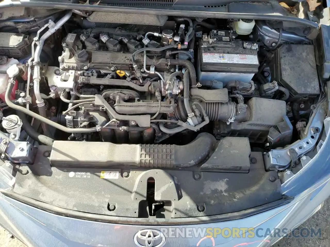 11 fotografías del automóvil dañado JTDS4MCE6MJ057413 TOYOTA COROLLA 2021