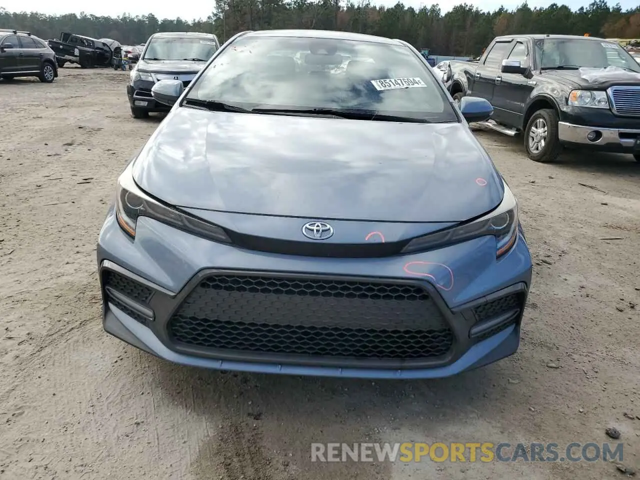 5 fotografías del automóvil dañado JTDS4MCE6MJ057413 TOYOTA COROLLA 2021
