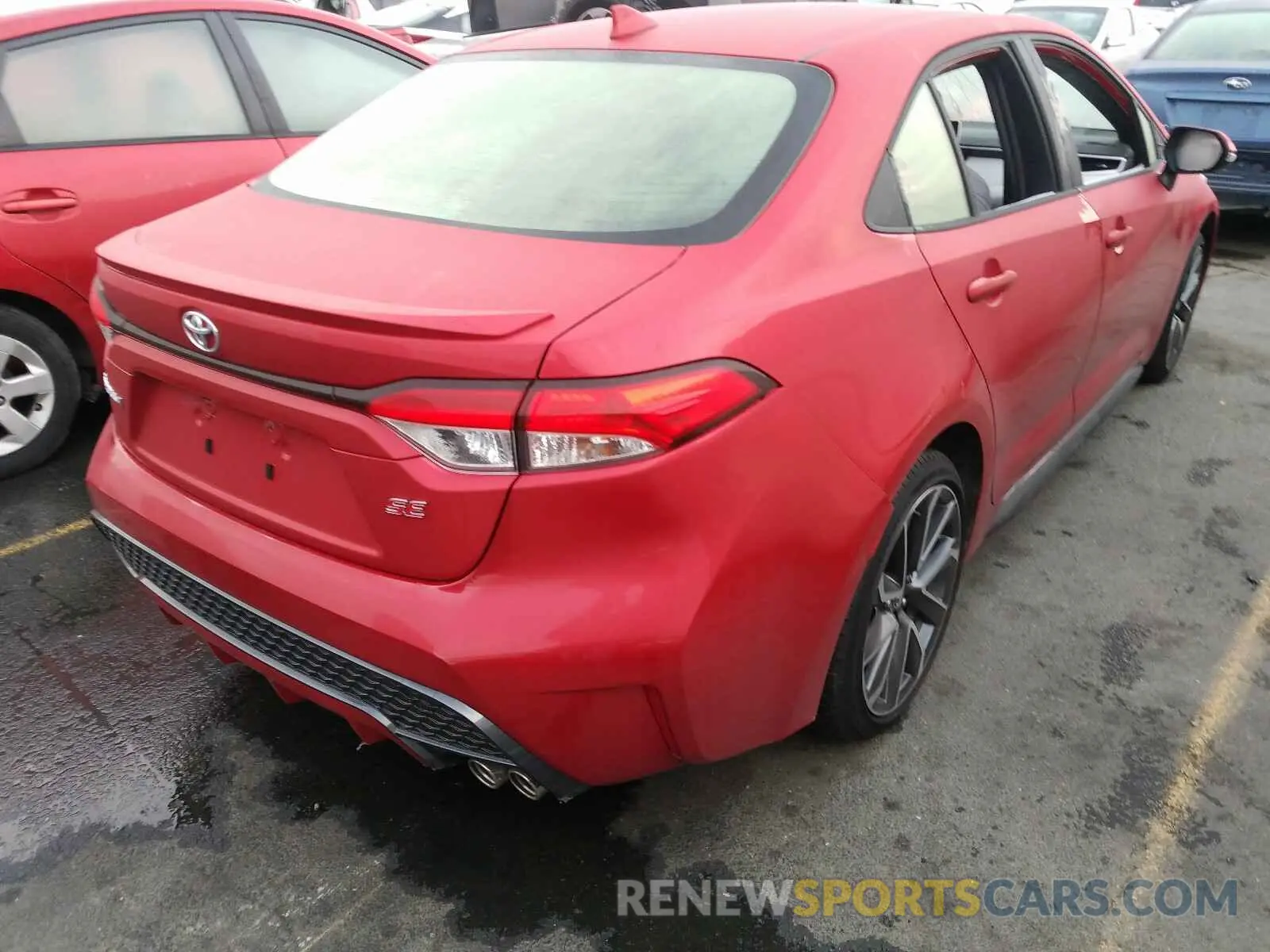 4 fotografías del automóvil dañado JTDS4MCE6MJ060537 TOYOTA COROLLA 2021
