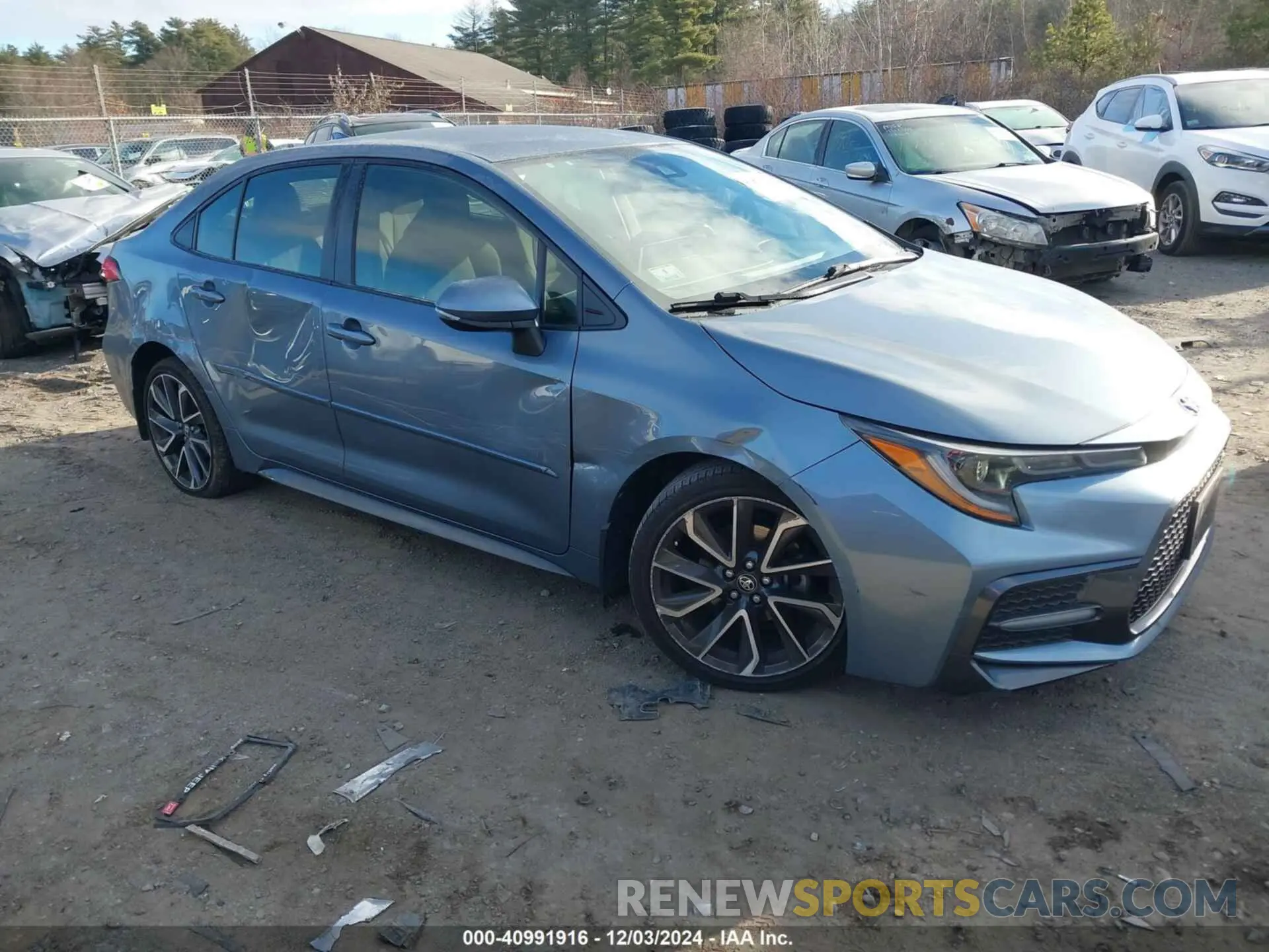 1 fotografías del automóvil dañado JTDS4MCE6MJ060554 TOYOTA COROLLA 2021