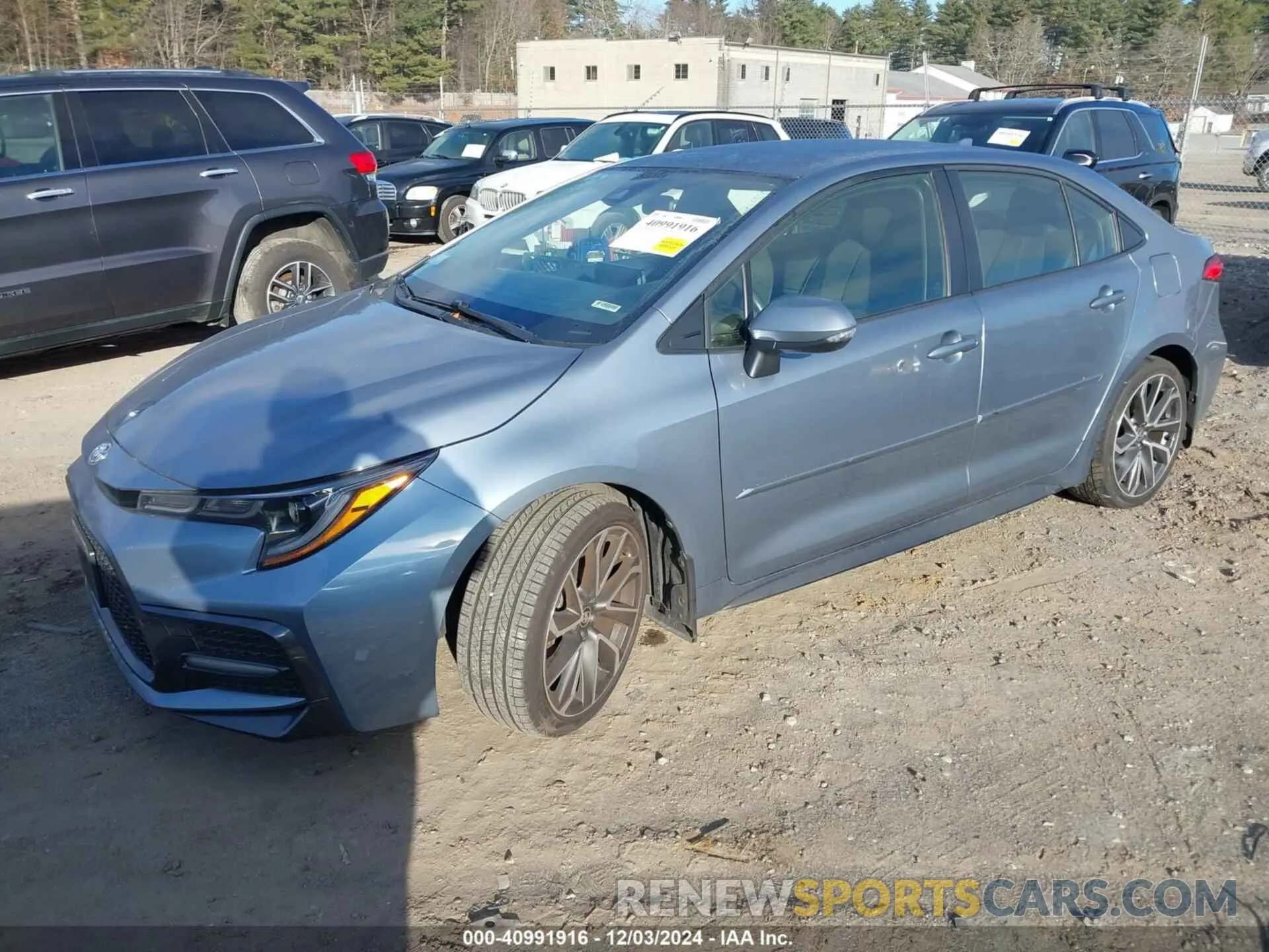 2 fotografías del automóvil dañado JTDS4MCE6MJ060554 TOYOTA COROLLA 2021