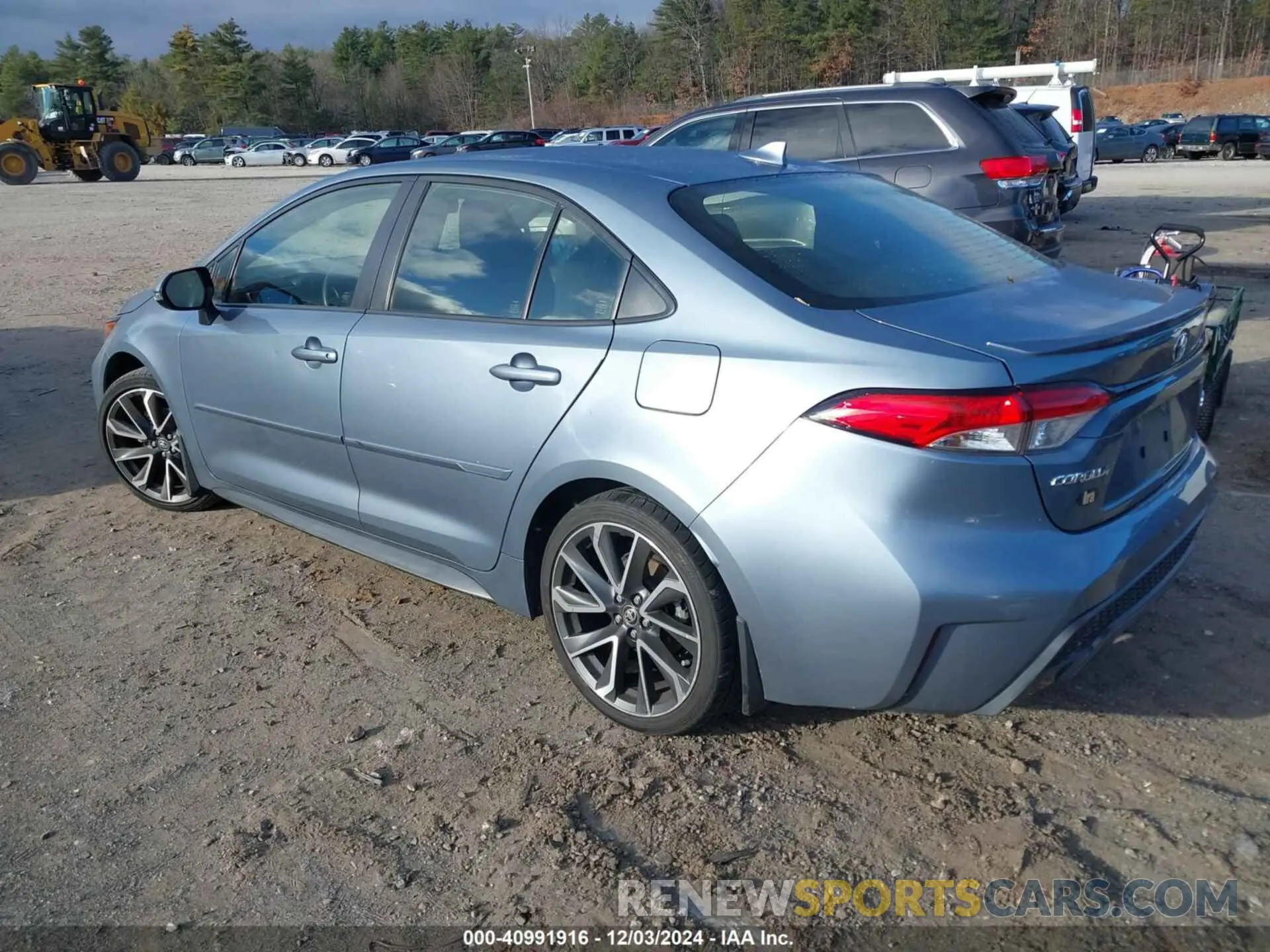 3 fotografías del automóvil dañado JTDS4MCE6MJ060554 TOYOTA COROLLA 2021