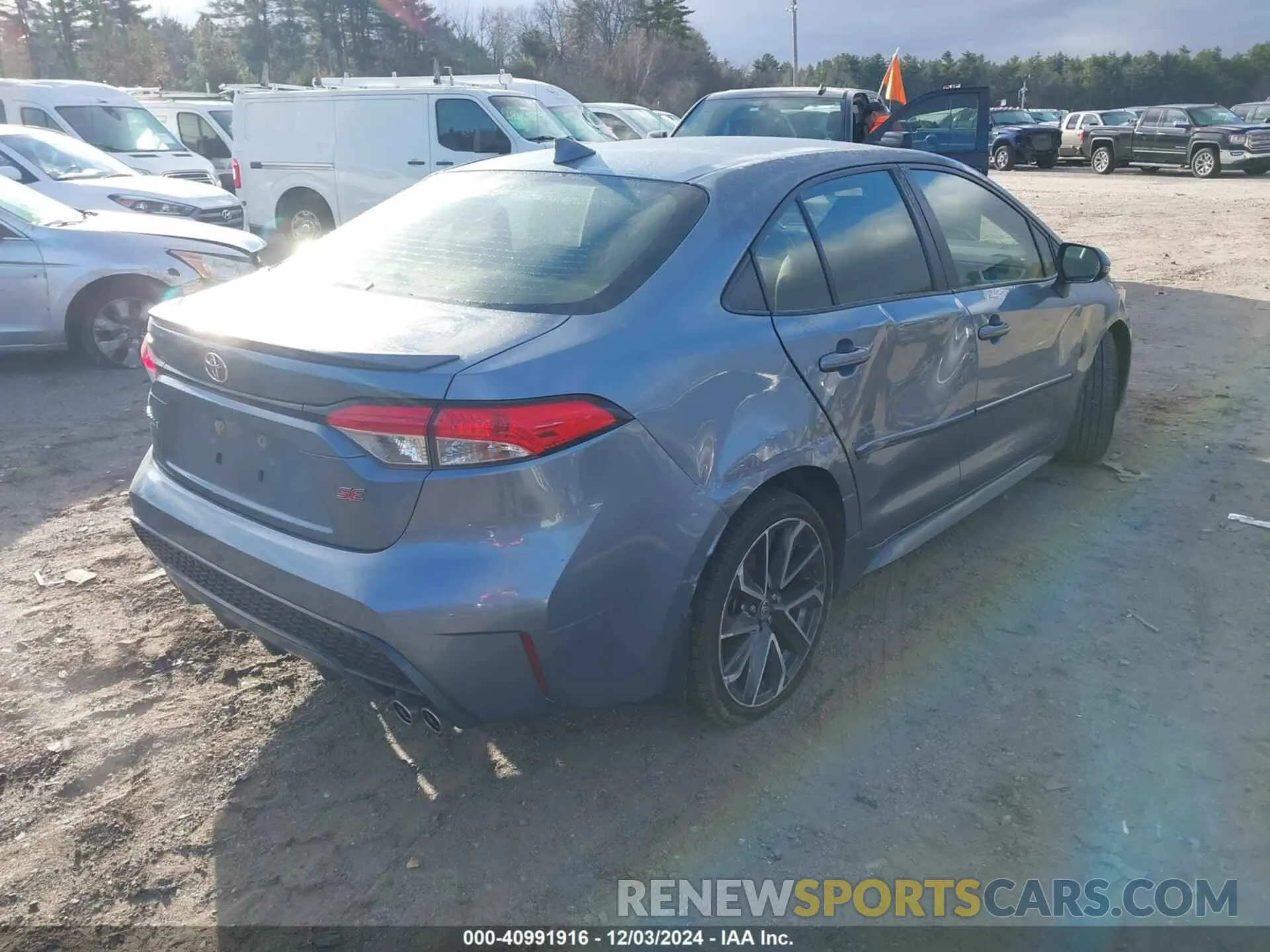 4 fotografías del automóvil dañado JTDS4MCE6MJ060554 TOYOTA COROLLA 2021