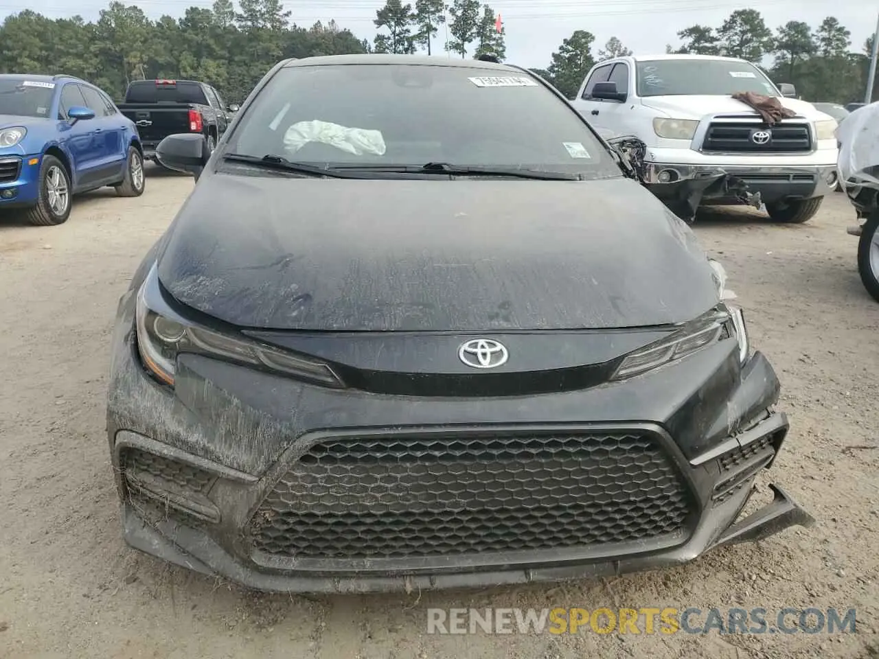 5 fotografías del automóvil dañado JTDS4MCE6MJ072803 TOYOTA COROLLA 2021
