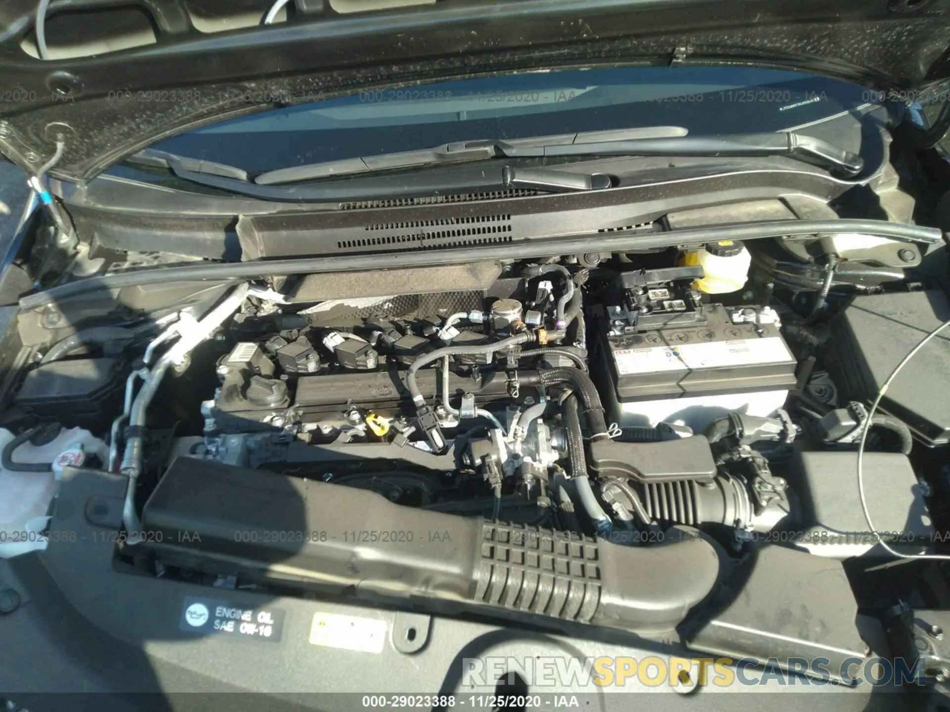 10 fotografías del automóvil dañado JTDS4MCE7MJ053855 TOYOTA COROLLA 2021