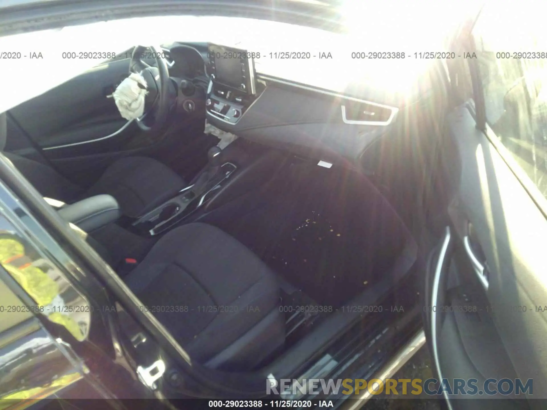 5 fotografías del automóvil dañado JTDS4MCE7MJ053855 TOYOTA COROLLA 2021