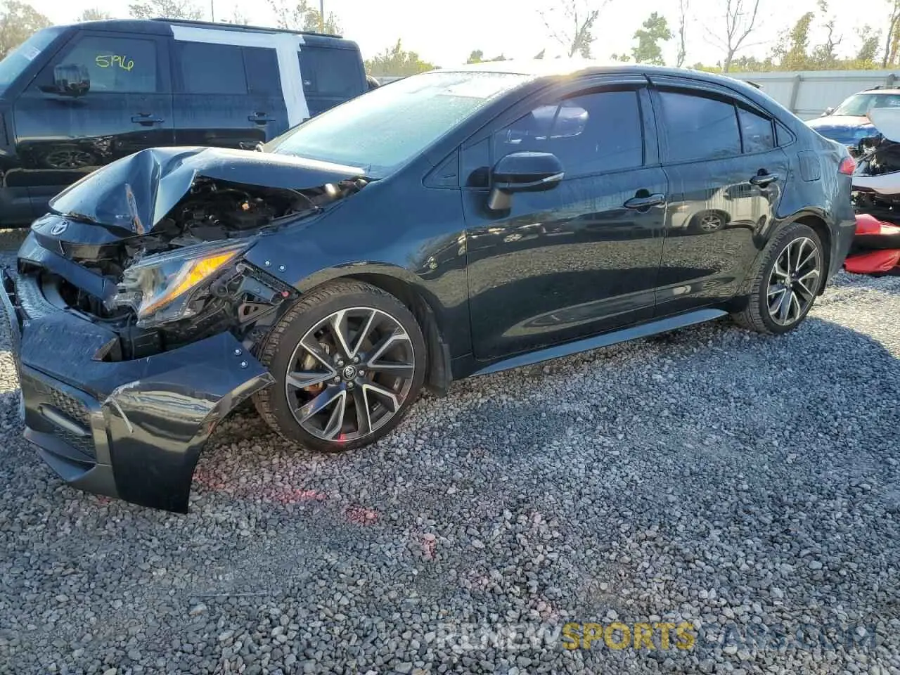 1 fotografías del automóvil dañado JTDS4MCE7MJ056514 TOYOTA COROLLA 2021