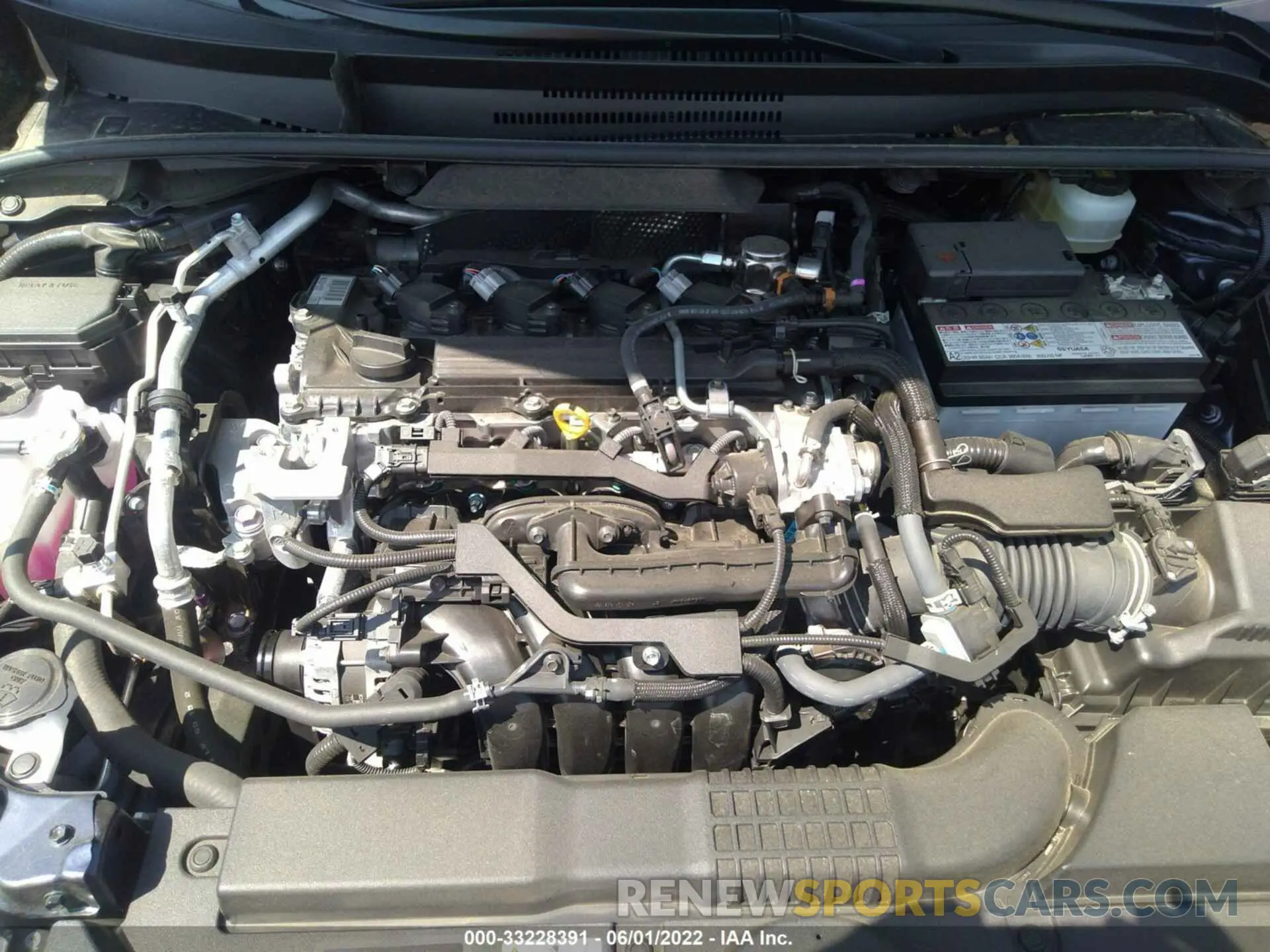 10 fotografías del automóvil dañado JTDS4MCE7MJ057906 TOYOTA COROLLA 2021