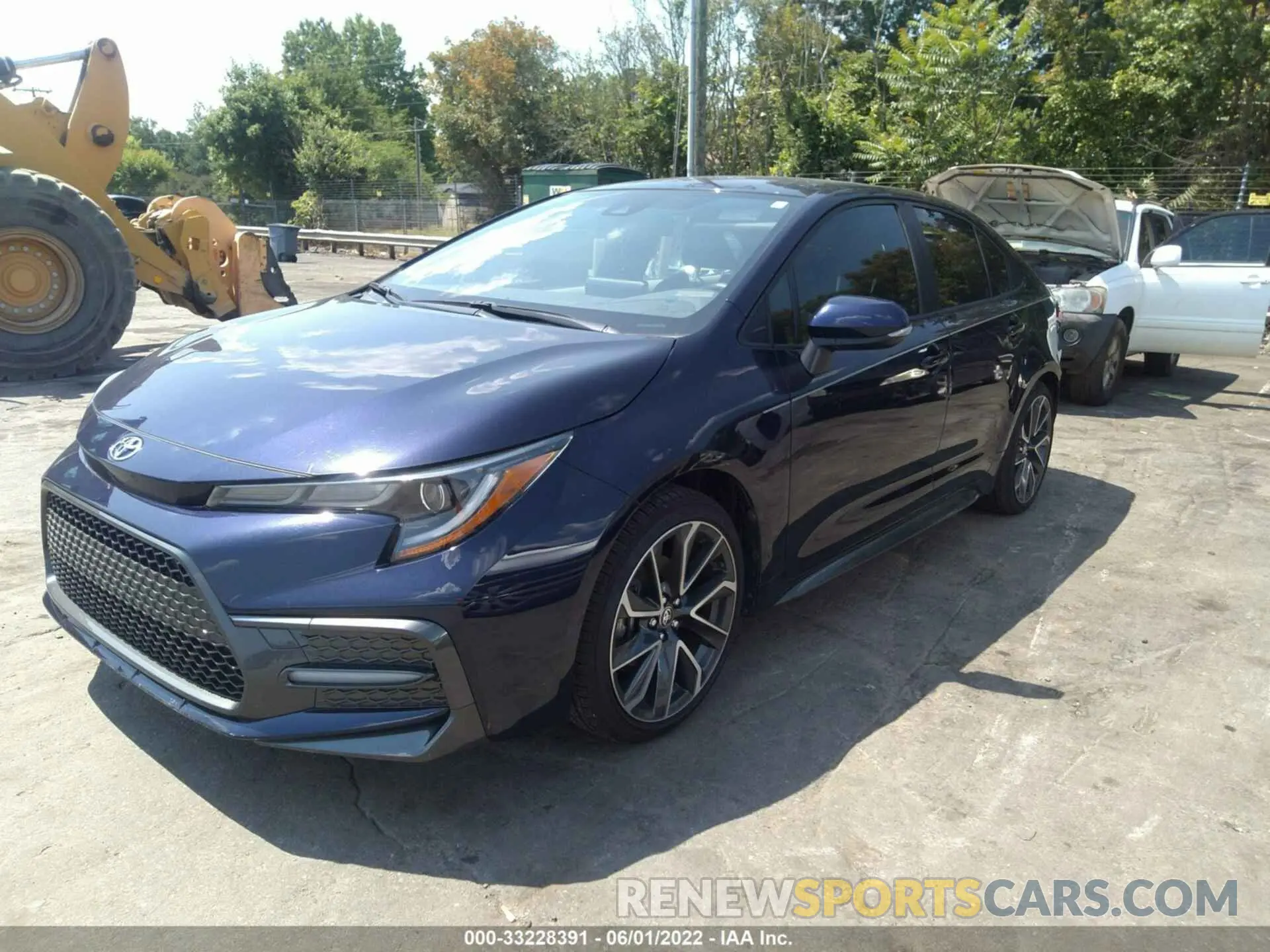 2 fotografías del automóvil dañado JTDS4MCE7MJ057906 TOYOTA COROLLA 2021