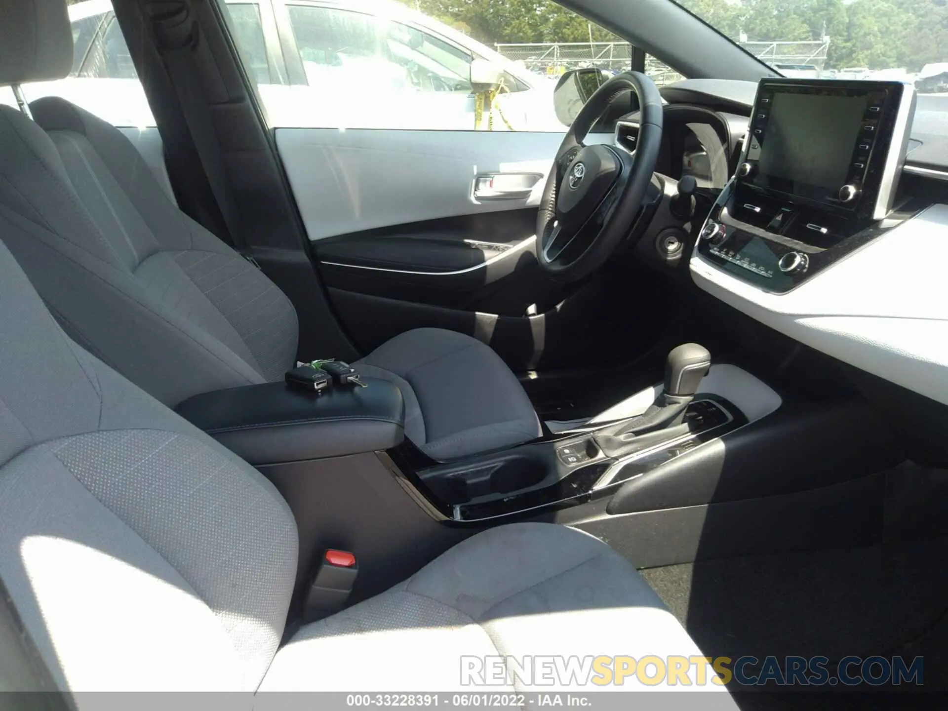 5 fotografías del automóvil dañado JTDS4MCE7MJ057906 TOYOTA COROLLA 2021