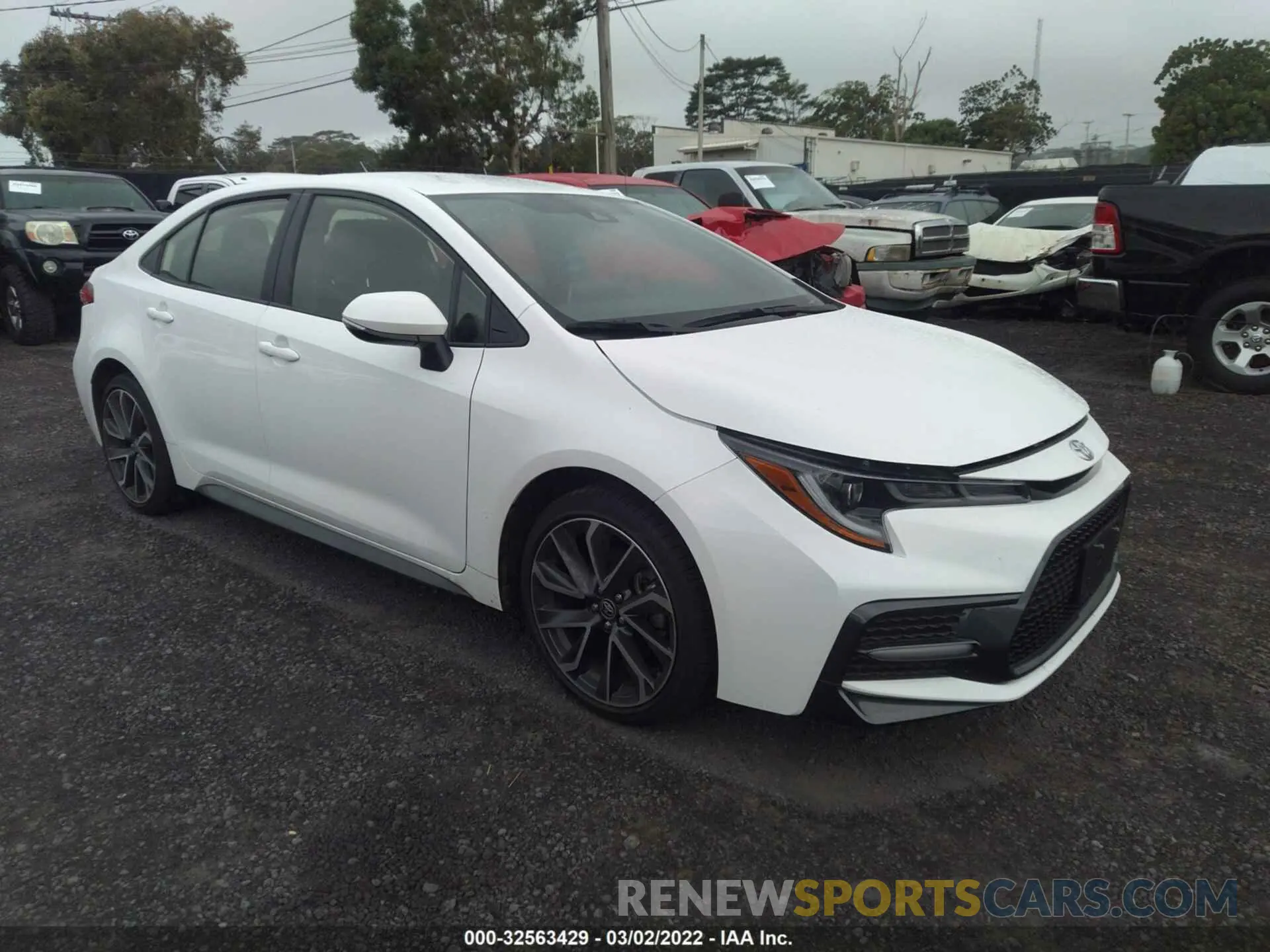 1 fotografías del automóvil dañado JTDS4MCE7MJ063916 TOYOTA COROLLA 2021