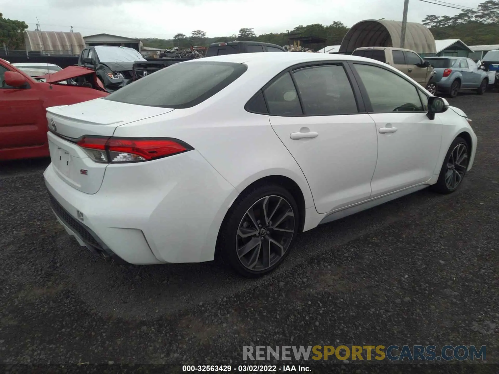 4 fotografías del automóvil dañado JTDS4MCE7MJ063916 TOYOTA COROLLA 2021