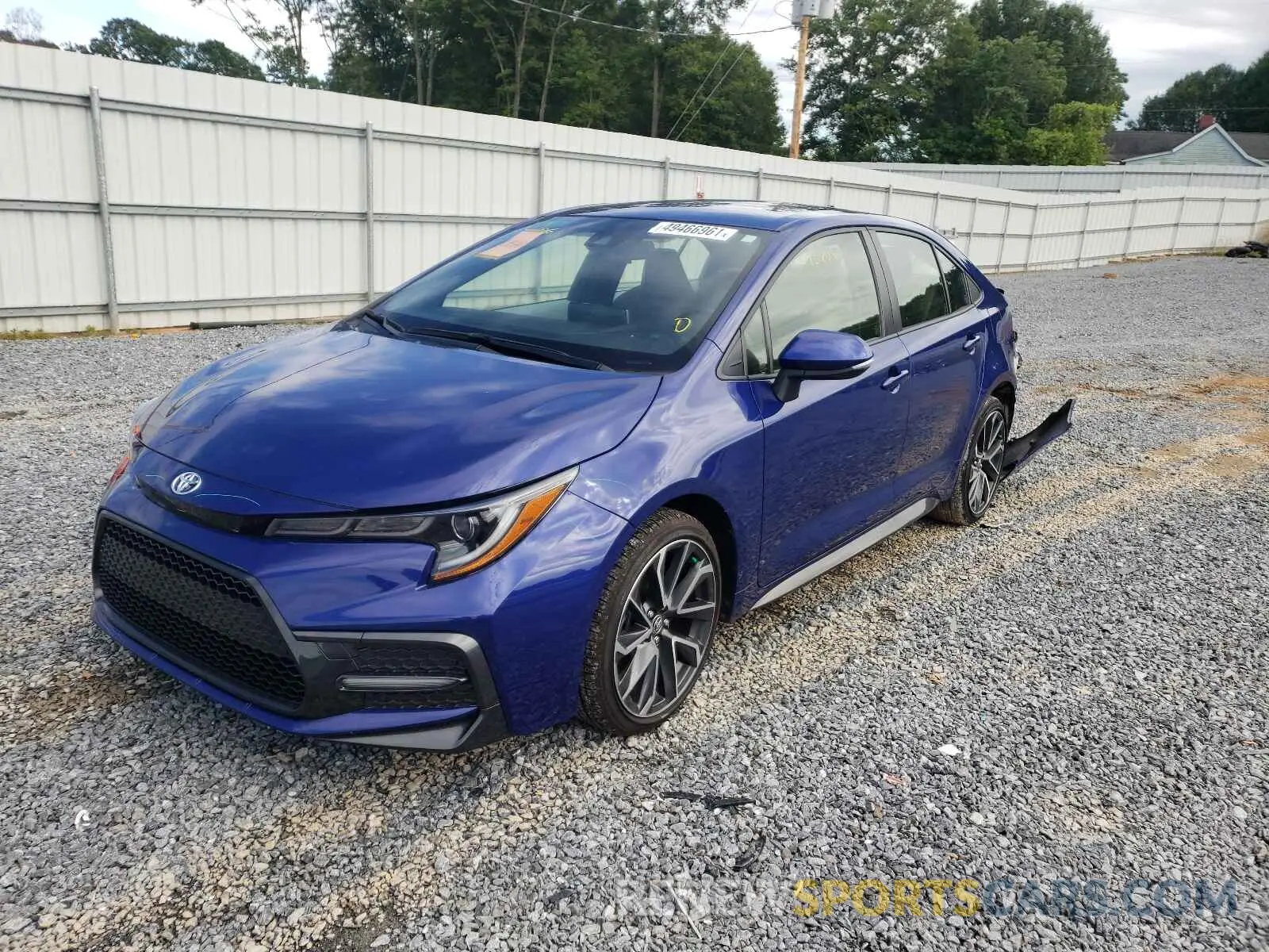 2 fotografías del automóvil dañado JTDS4MCE8MJ056201 TOYOTA COROLLA 2021