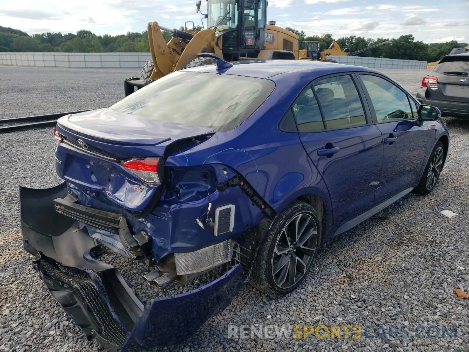 4 fotografías del automóvil dañado JTDS4MCE8MJ056201 TOYOTA COROLLA 2021