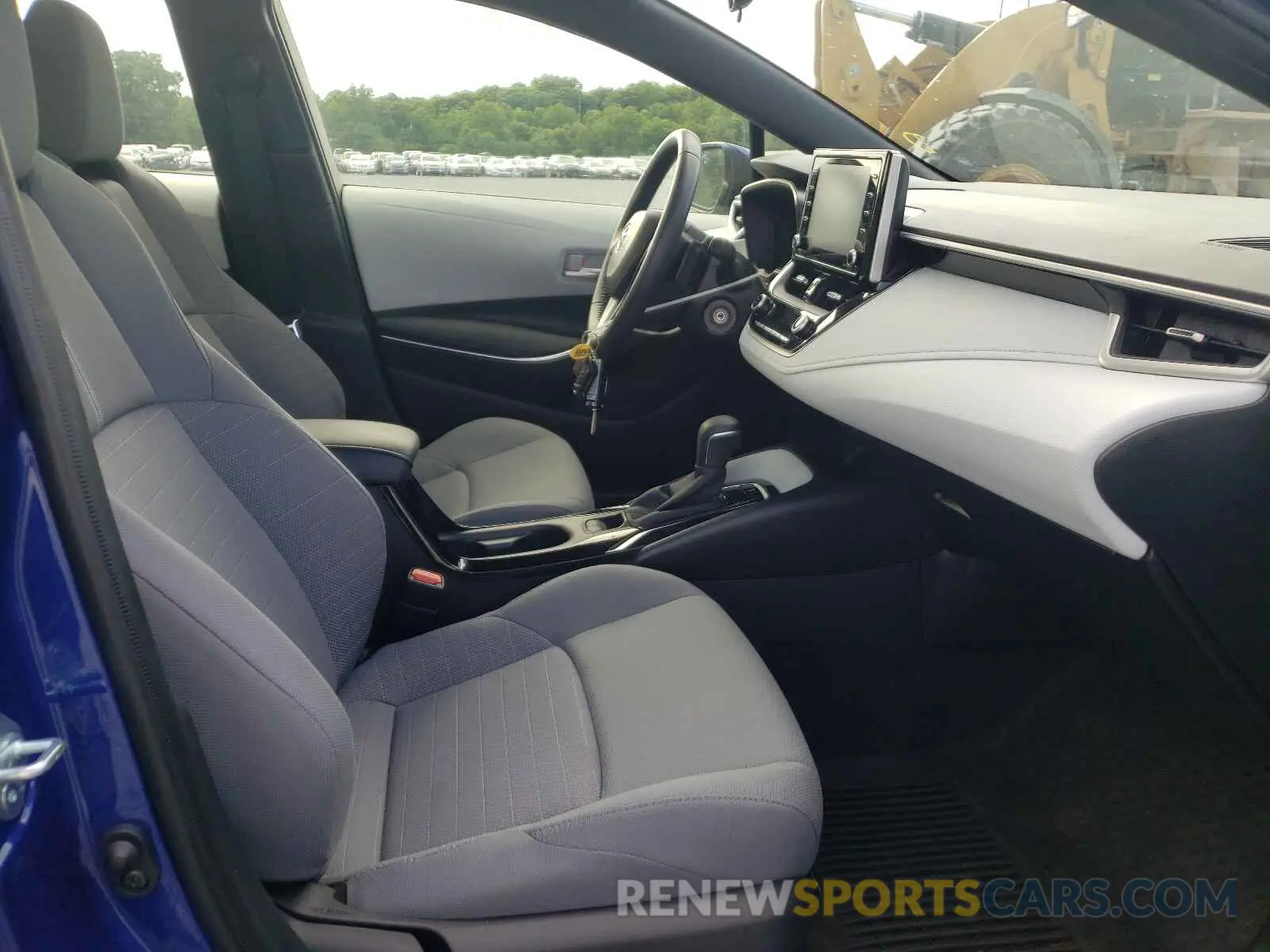 5 fotografías del automóvil dañado JTDS4MCE8MJ056201 TOYOTA COROLLA 2021