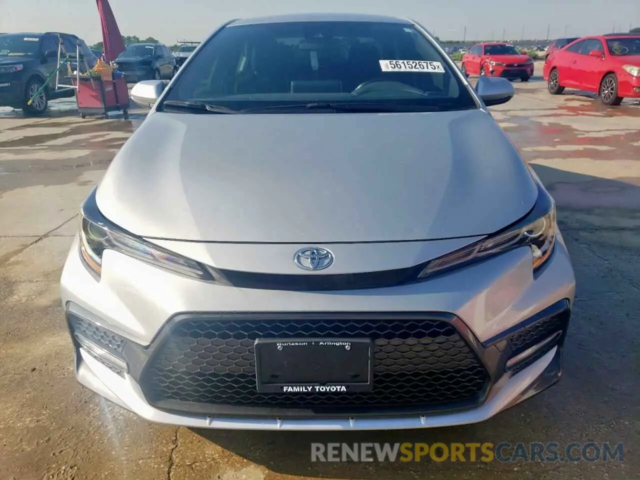 5 fotografías del automóvil dañado JTDS4MCE8MJ056702 TOYOTA COROLLA 2021