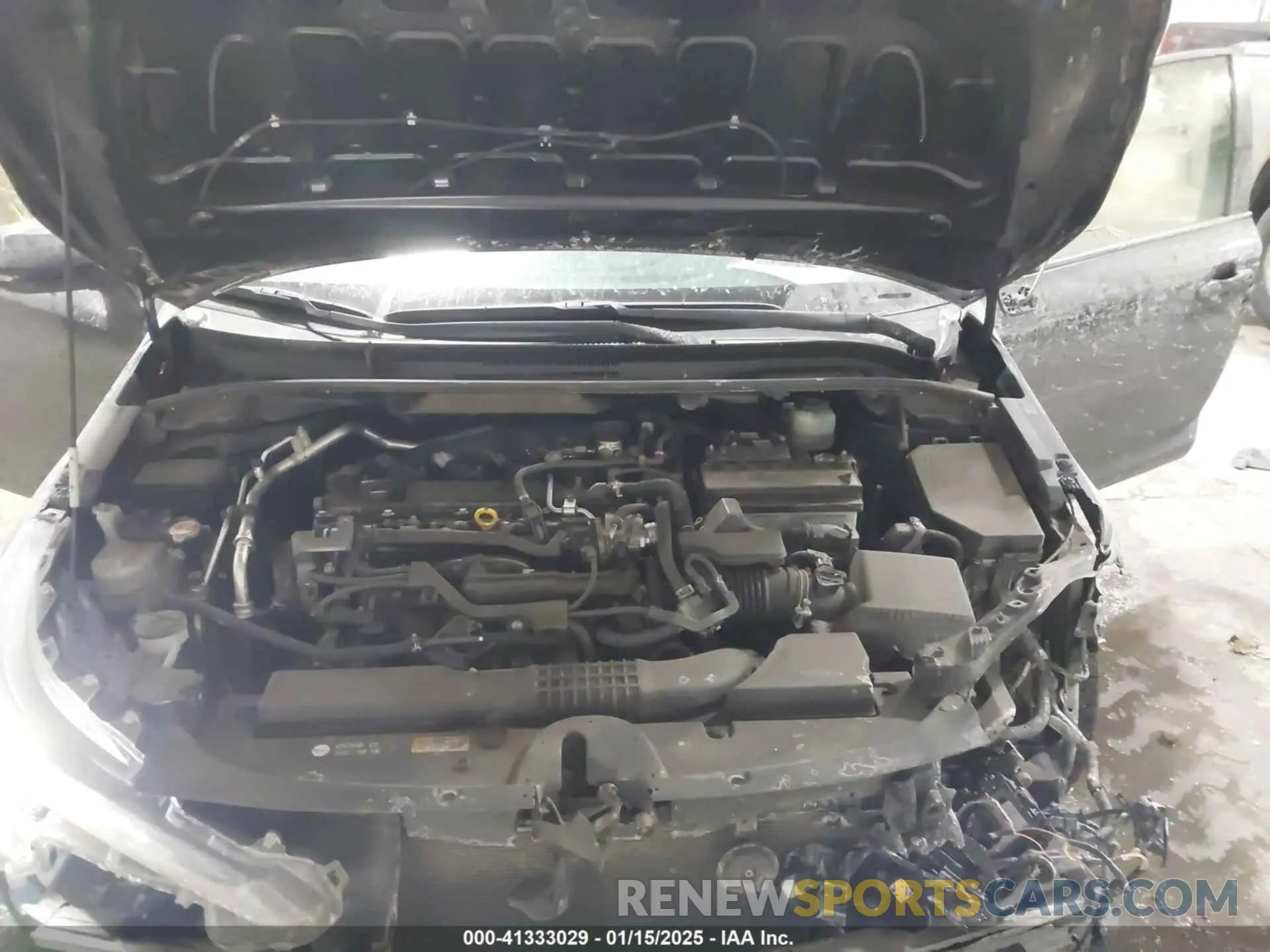 10 fotografías del automóvil dañado JTDS4MCE8MJ058109 TOYOTA COROLLA 2021