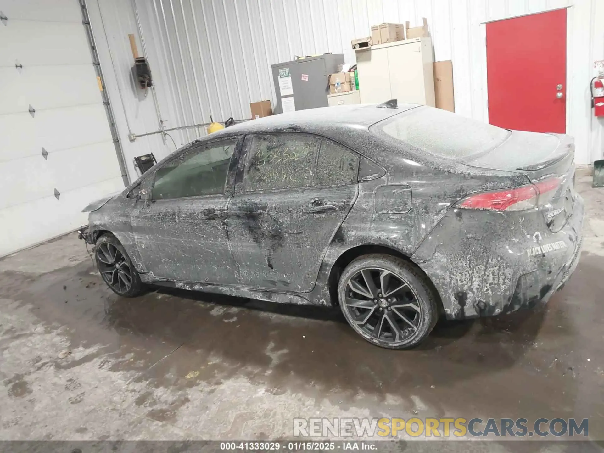 14 fotografías del automóvil dañado JTDS4MCE8MJ058109 TOYOTA COROLLA 2021