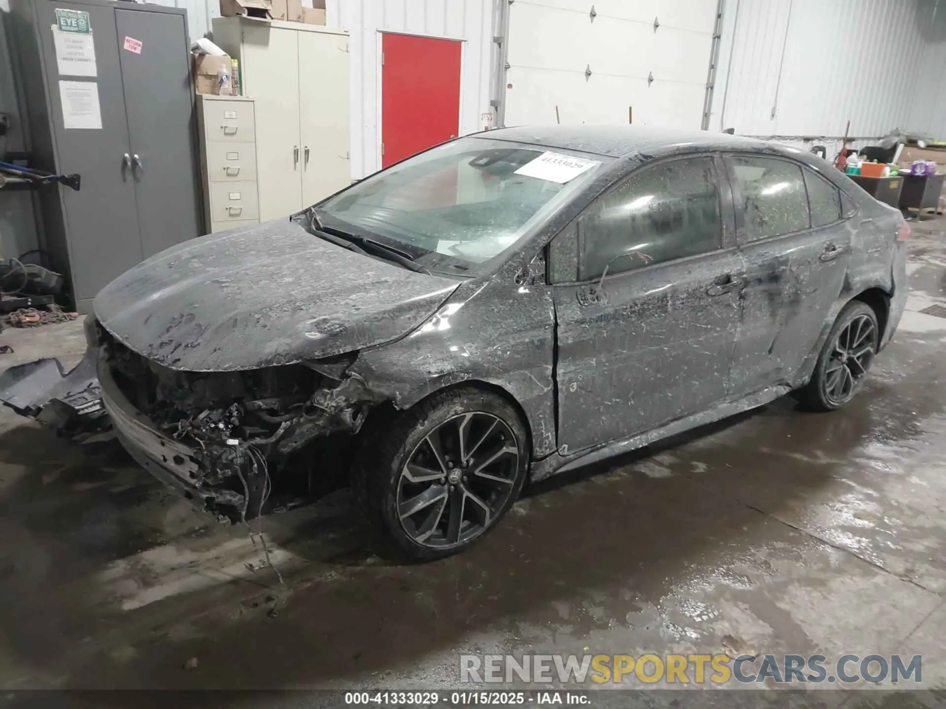 2 fotografías del automóvil dañado JTDS4MCE8MJ058109 TOYOTA COROLLA 2021