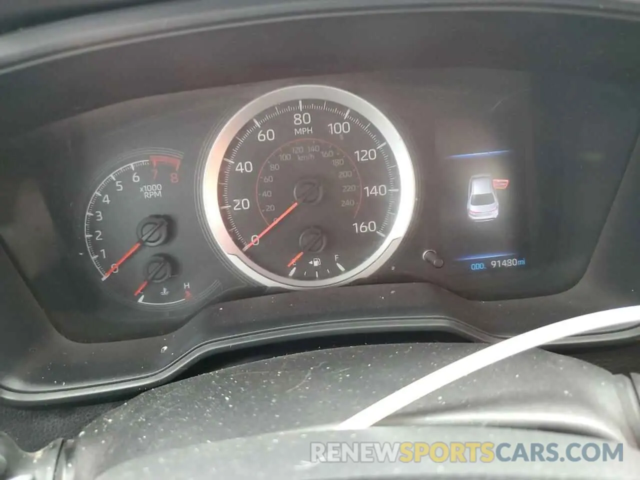 9 fotografías del automóvil dañado JTDS4MCE8MJ065366 TOYOTA COROLLA 2021