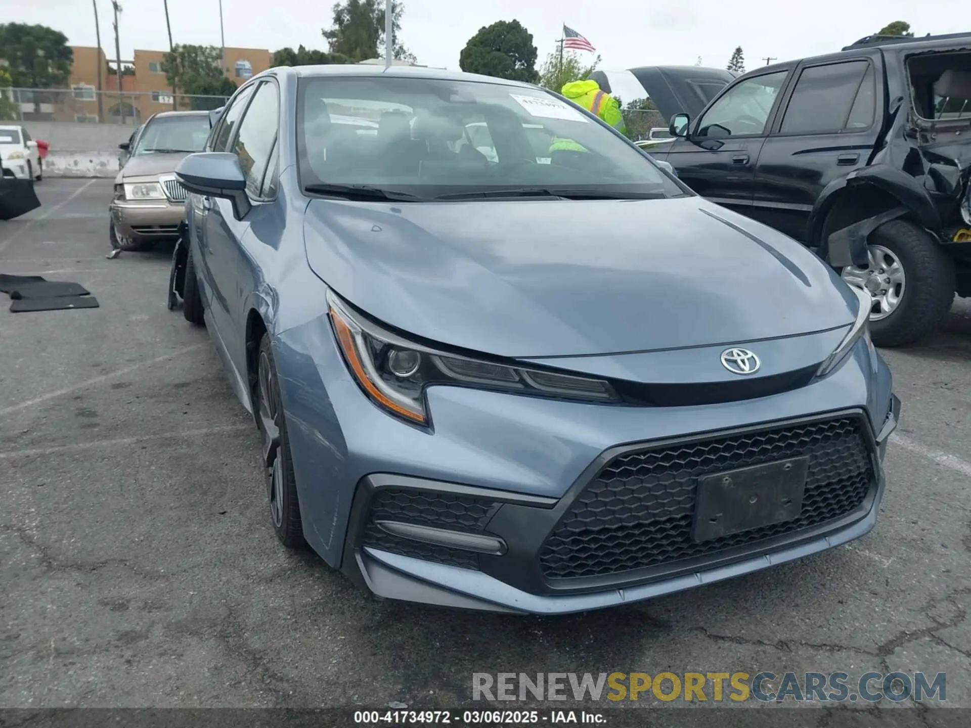 1 fotografías del automóvil dañado JTDS4MCE8MJ065982 TOYOTA COROLLA 2021