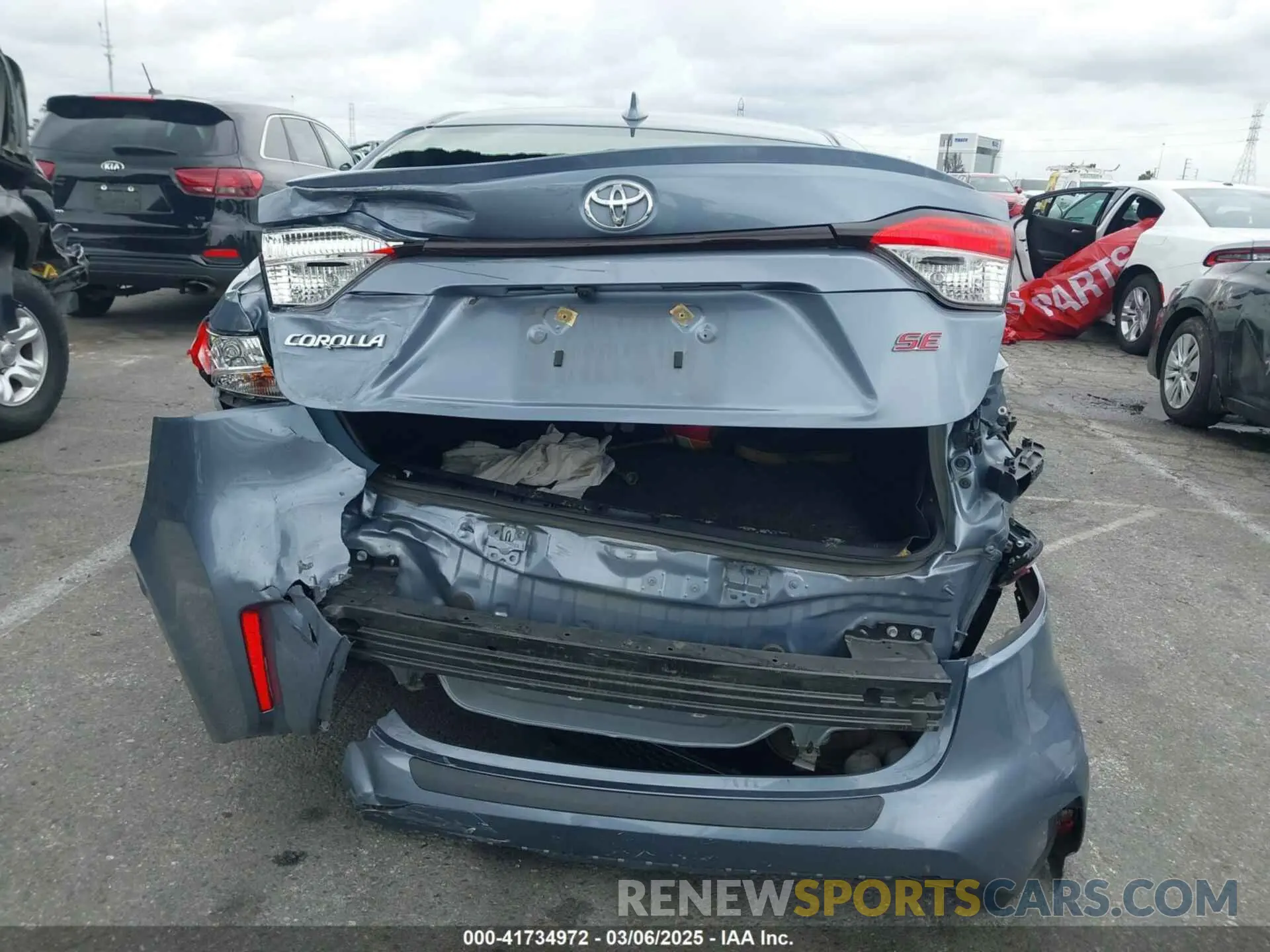16 fotografías del automóvil dañado JTDS4MCE8MJ065982 TOYOTA COROLLA 2021