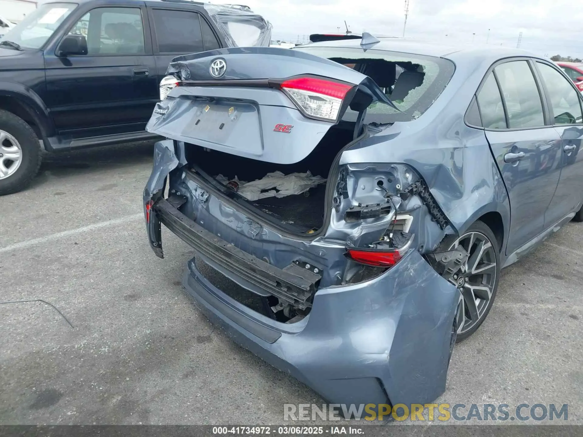 6 fotografías del automóvil dañado JTDS4MCE8MJ065982 TOYOTA COROLLA 2021