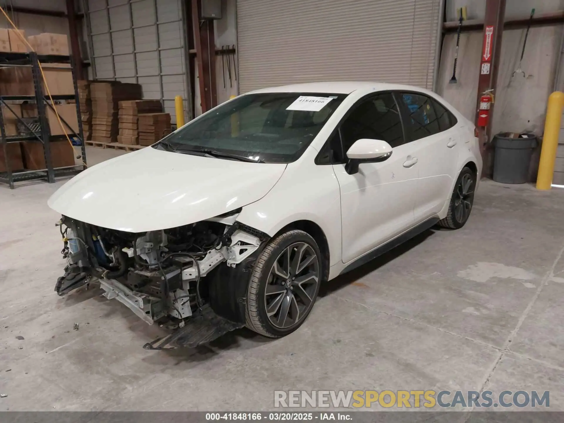 6 fotografías del automóvil dañado JTDS4MCE9MJ055445 TOYOTA COROLLA 2021