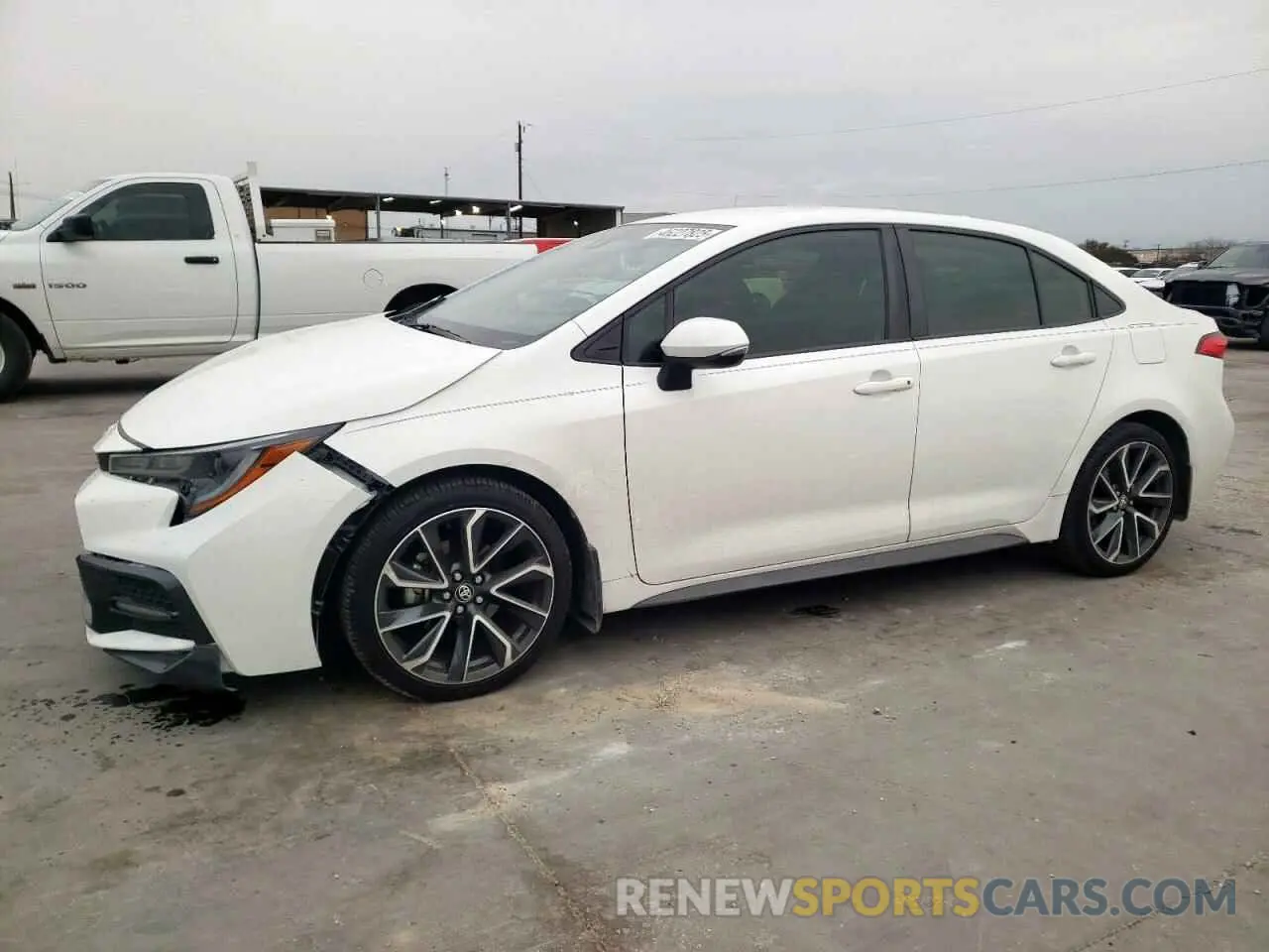1 fotografías del automóvil dañado JTDS4MCE9MJ055607 TOYOTA COROLLA 2021