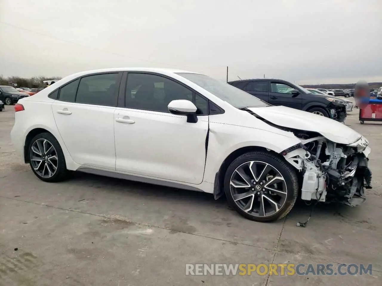 4 fotografías del automóvil dañado JTDS4MCE9MJ055607 TOYOTA COROLLA 2021