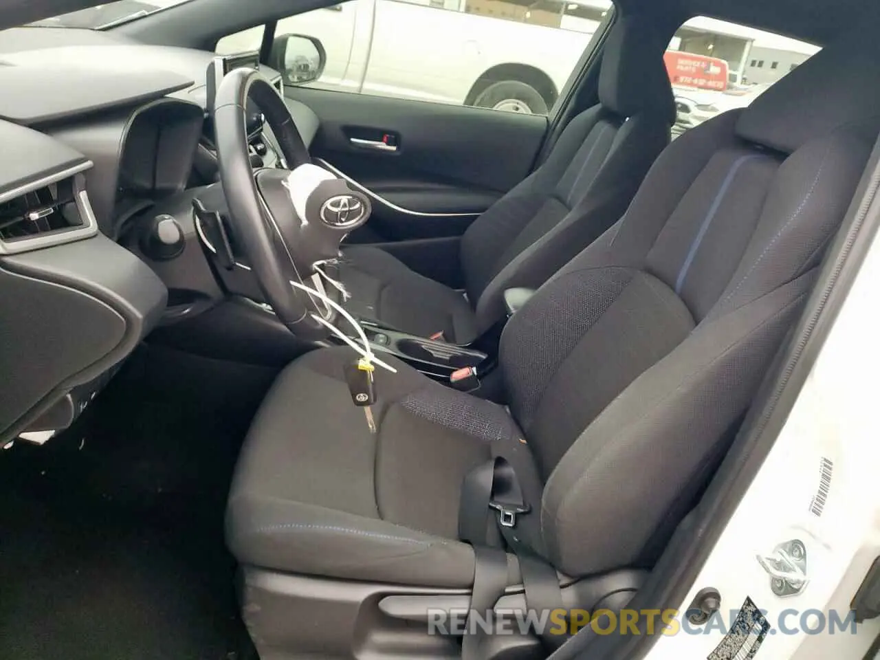 7 fotografías del automóvil dañado JTDS4MCE9MJ055607 TOYOTA COROLLA 2021