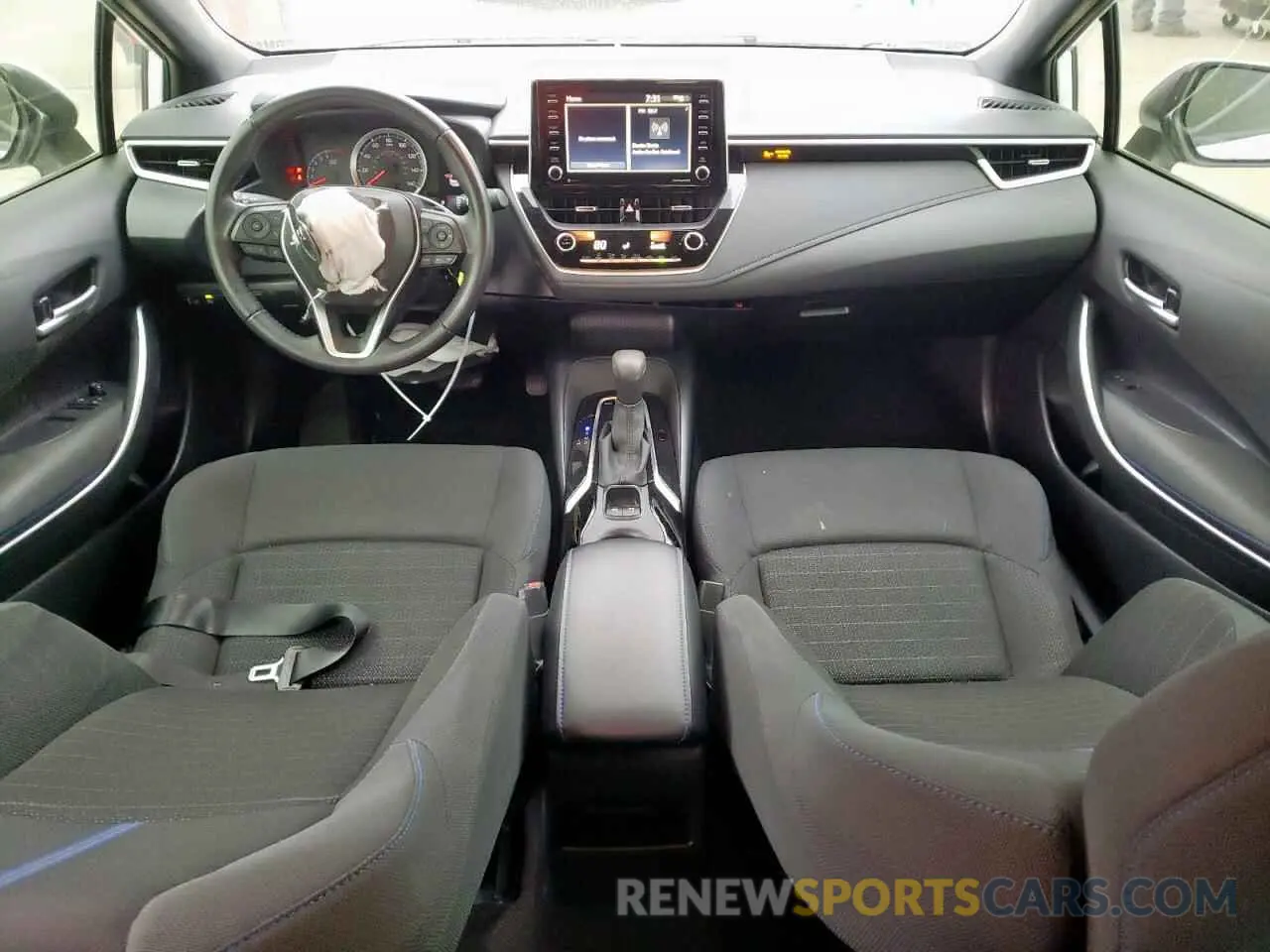 8 fotografías del automóvil dañado JTDS4MCE9MJ055607 TOYOTA COROLLA 2021