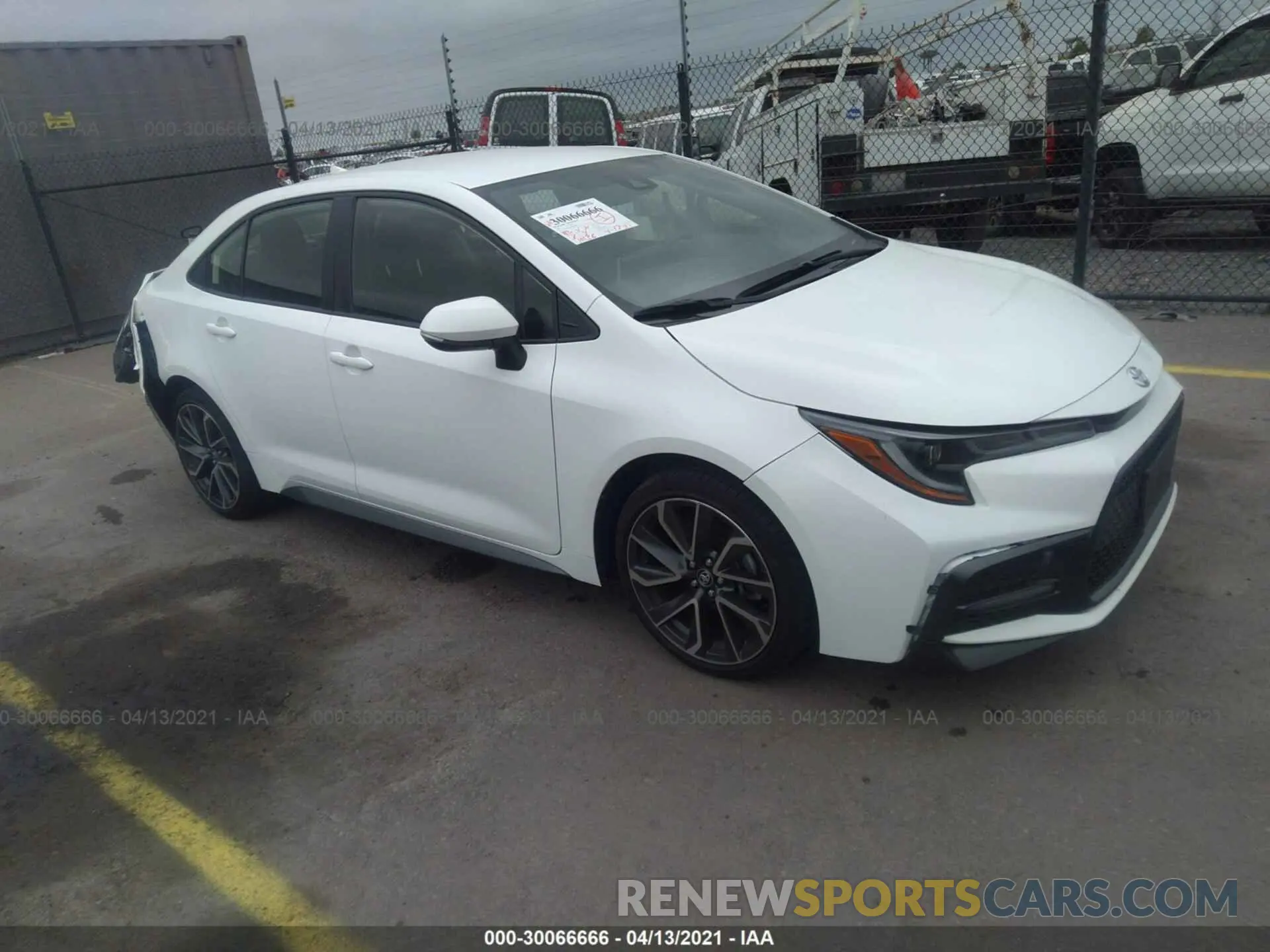 1 fotografías del automóvil dañado JTDS4MCE9MJ059088 TOYOTA COROLLA 2021