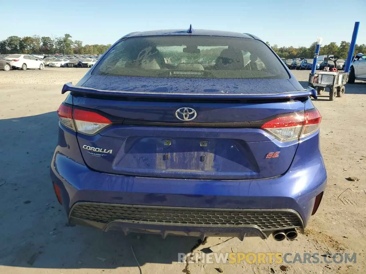 6 fotografías del automóvil dañado JTDS4MCE9MJ063643 TOYOTA COROLLA 2021