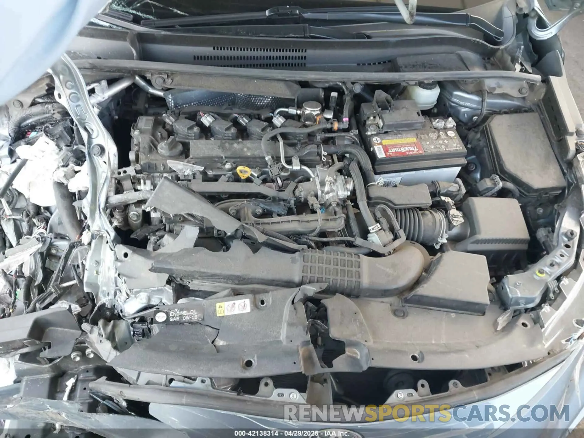 10 fotografías del automóvil dañado JTDS4MCE9MJ064310 TOYOTA COROLLA 2021