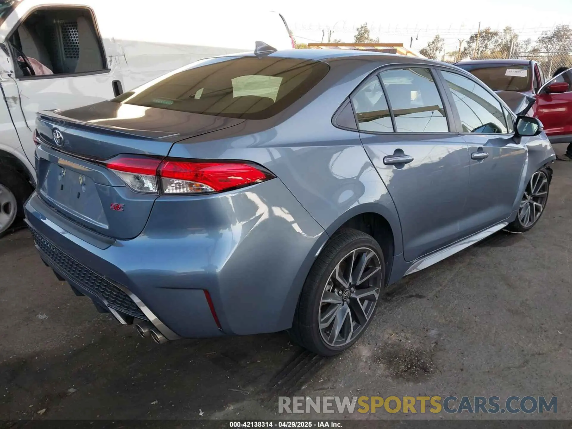 4 fotografías del automóvil dañado JTDS4MCE9MJ064310 TOYOTA COROLLA 2021