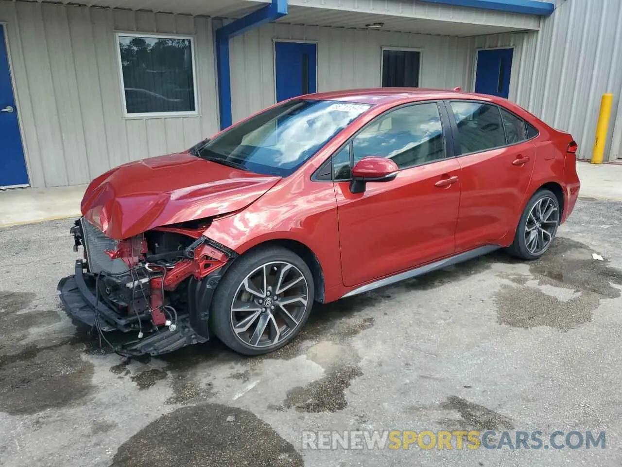 1 fotografías del automóvil dañado JTDS4MCE9MJ069006 TOYOTA COROLLA 2021