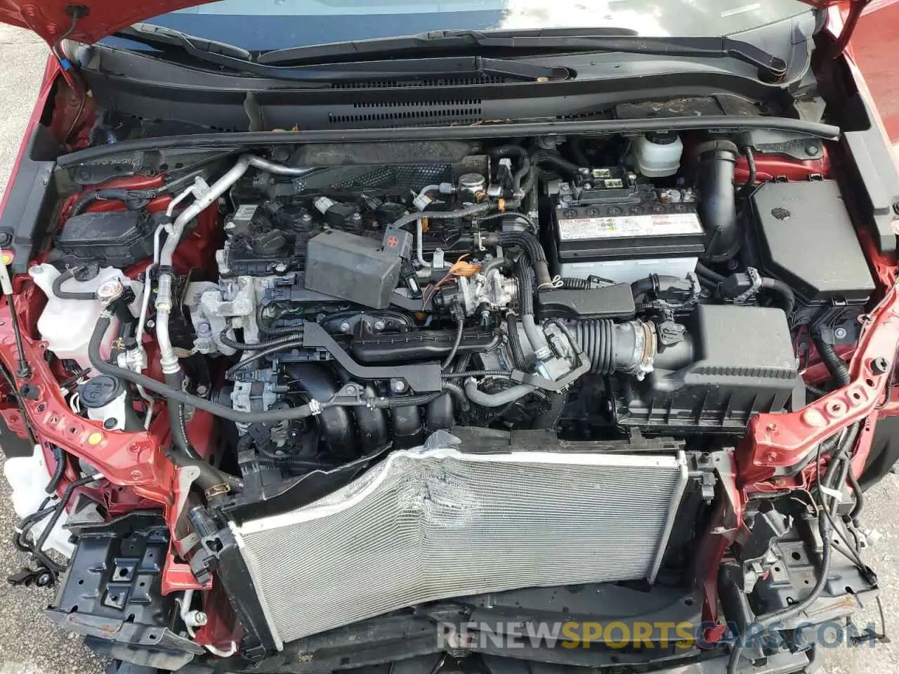 11 fotografías del automóvil dañado JTDS4MCE9MJ069006 TOYOTA COROLLA 2021
