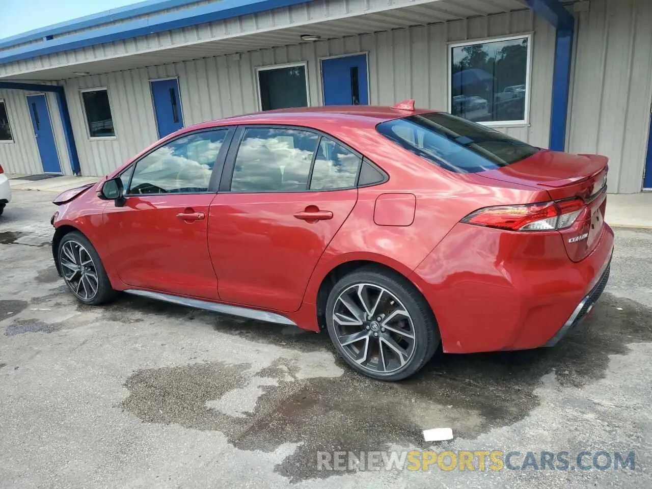 2 fotografías del automóvil dañado JTDS4MCE9MJ069006 TOYOTA COROLLA 2021