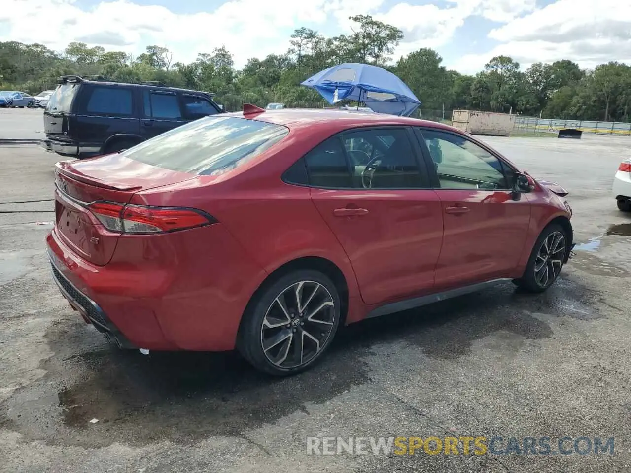 3 fotografías del automóvil dañado JTDS4MCE9MJ069006 TOYOTA COROLLA 2021