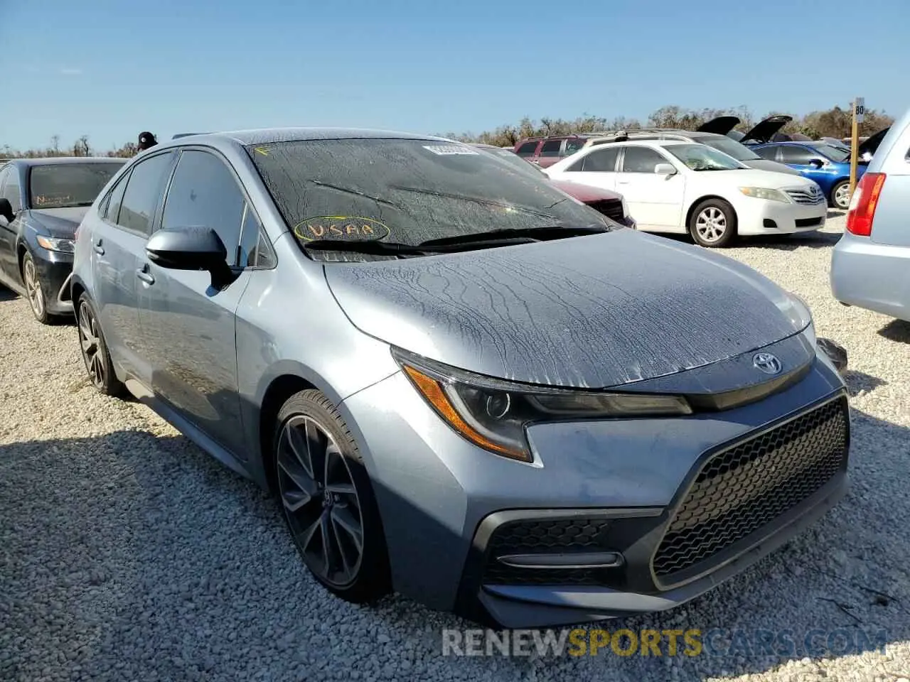1 fotografías del automóvil dañado JTDS4MCE9MJ075369 TOYOTA COROLLA 2021