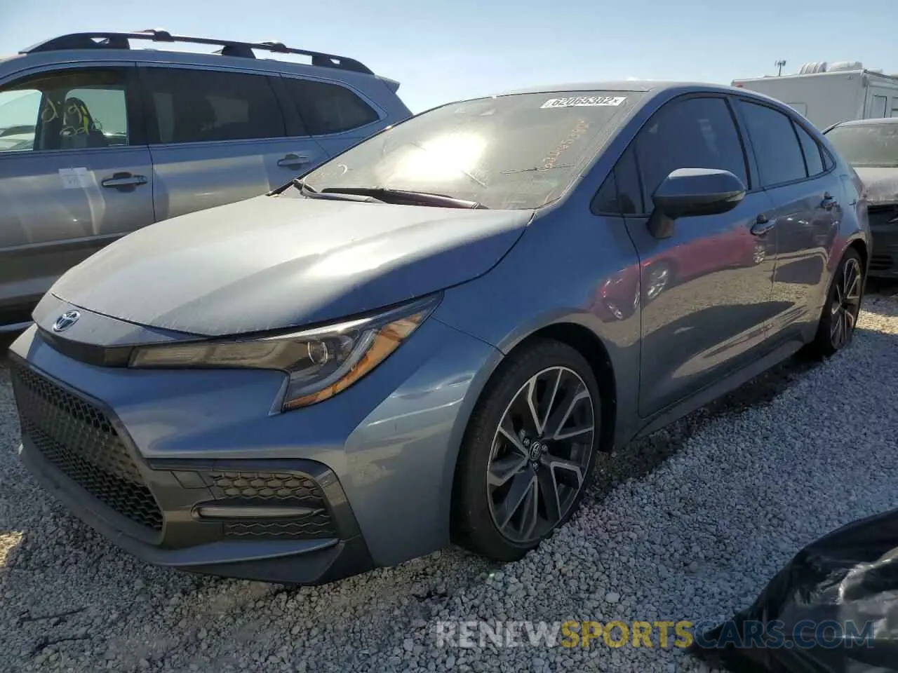 2 fotografías del automóvil dañado JTDS4MCE9MJ075369 TOYOTA COROLLA 2021