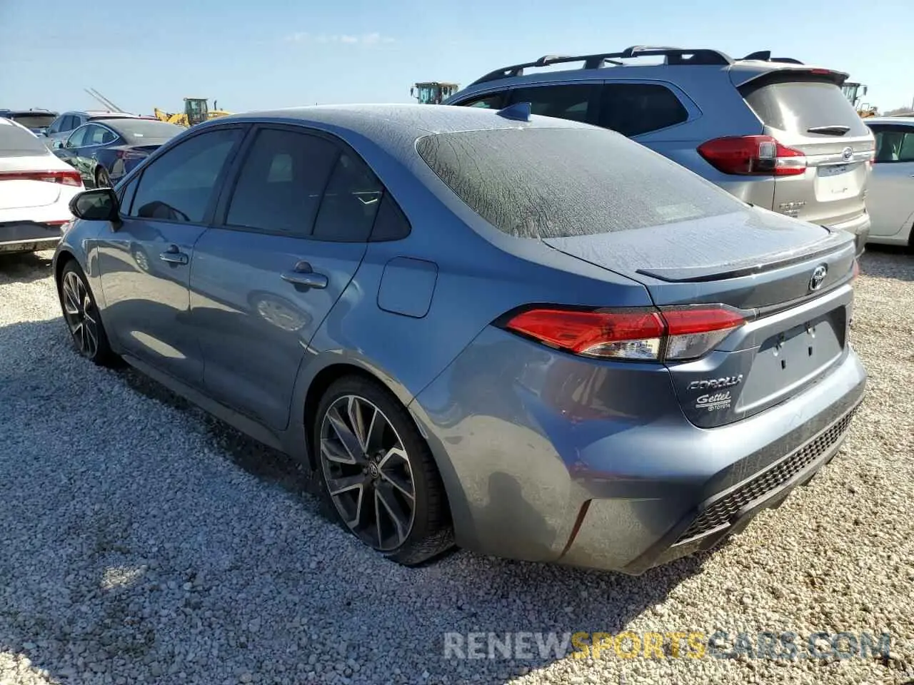 3 fotografías del automóvil dañado JTDS4MCE9MJ075369 TOYOTA COROLLA 2021