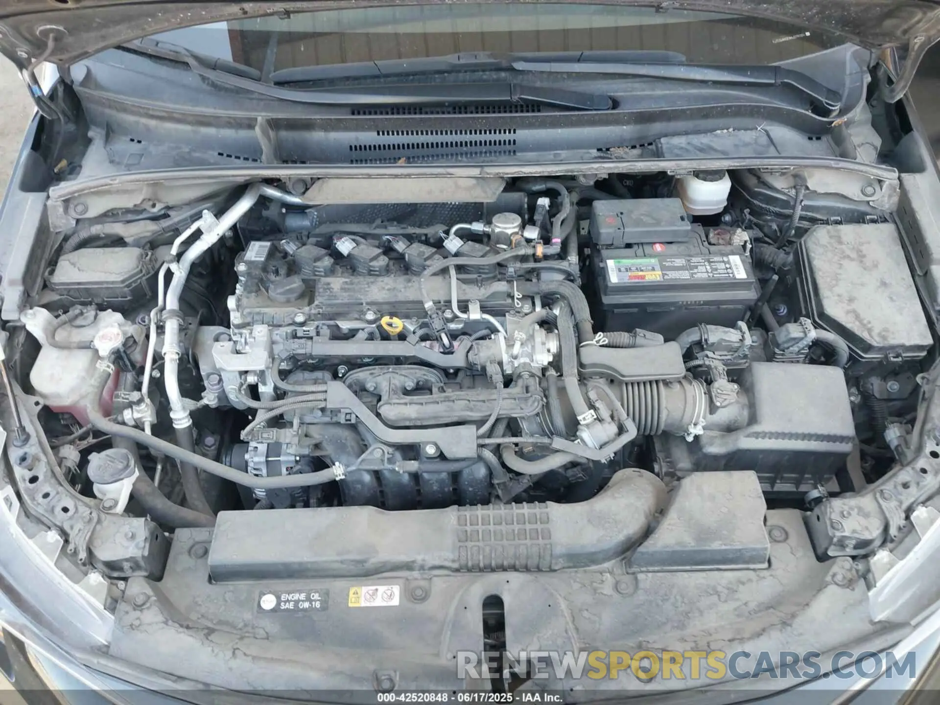 10 fotografías del automóvil dañado JTDS4MCE9MJ079731 TOYOTA COROLLA 2021