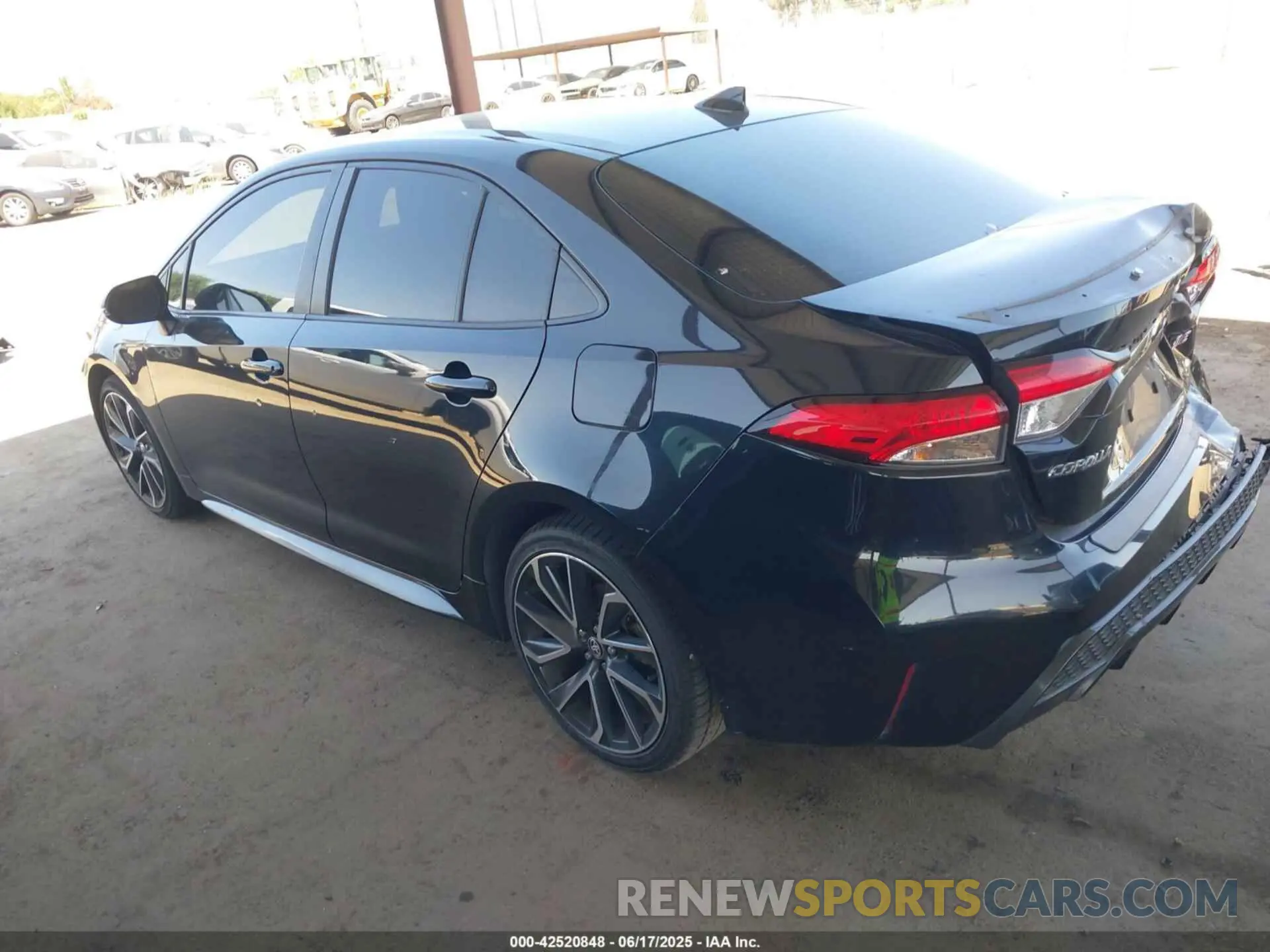 3 fotografías del automóvil dañado JTDS4MCE9MJ079731 TOYOTA COROLLA 2021
