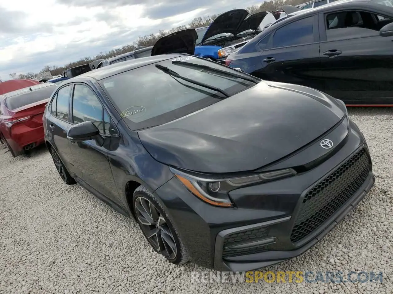 1 fotografías del automóvil dañado JTDS4MCEXMJ057561 TOYOTA COROLLA 2021