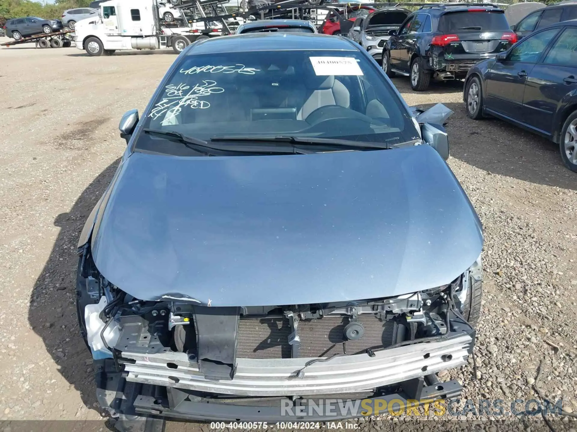 12 fotografías del automóvil dañado JTDS4MCEXMJ060959 TOYOTA COROLLA 2021