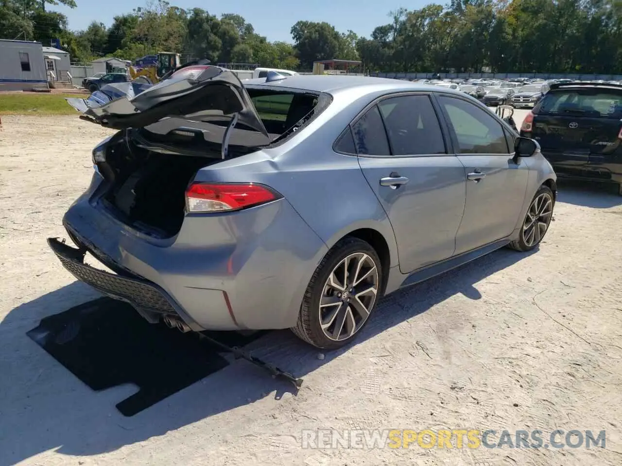 4 fotografías del automóvil dañado JTDS4MCEXMJ075672 TOYOTA COROLLA 2021