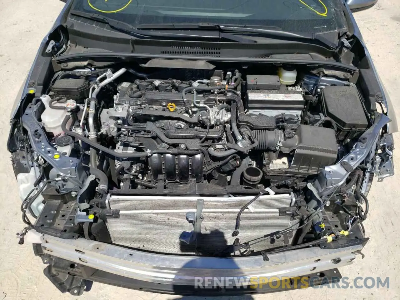 7 fotografías del automóvil dañado JTDS4MCEXMJ075672 TOYOTA COROLLA 2021